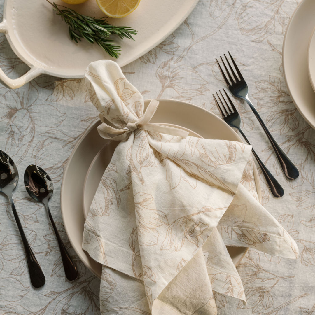 Blush Lilies Tablecloth