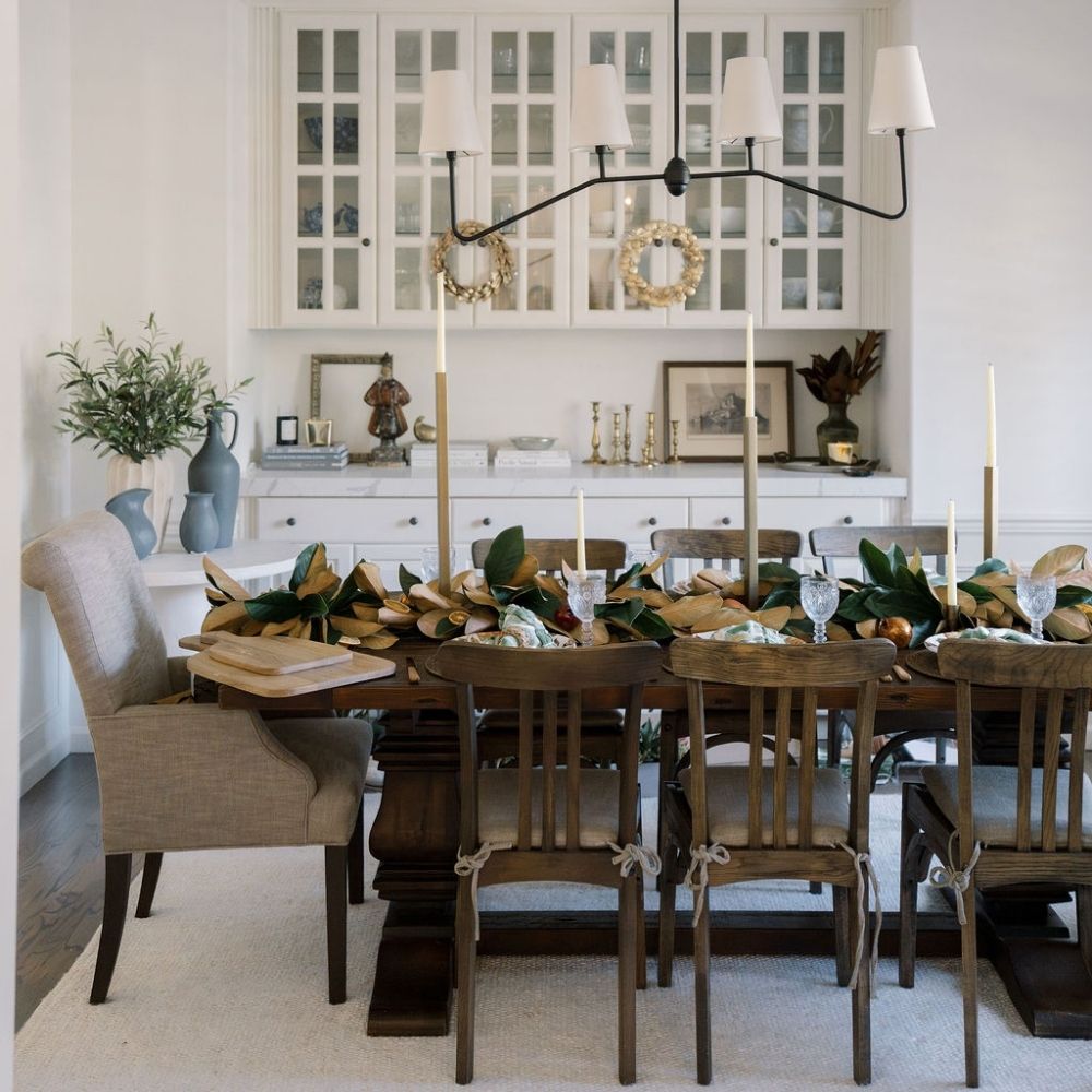 9' Faux Green Magnolia Leaf Garland