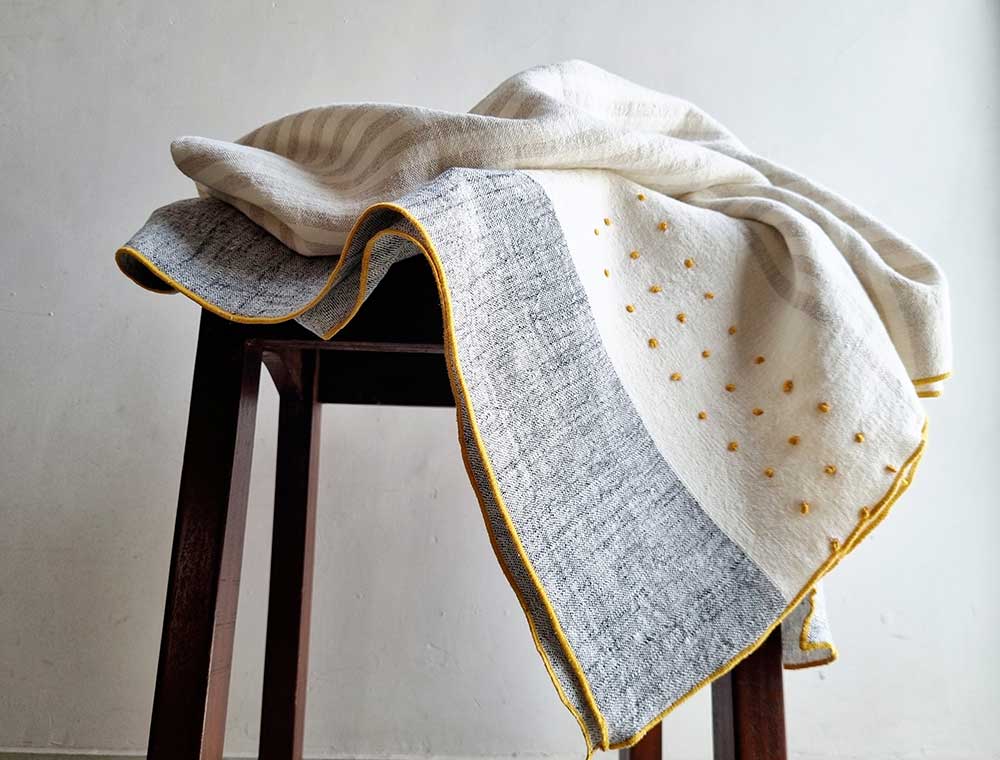 Ivory Throw Blanket