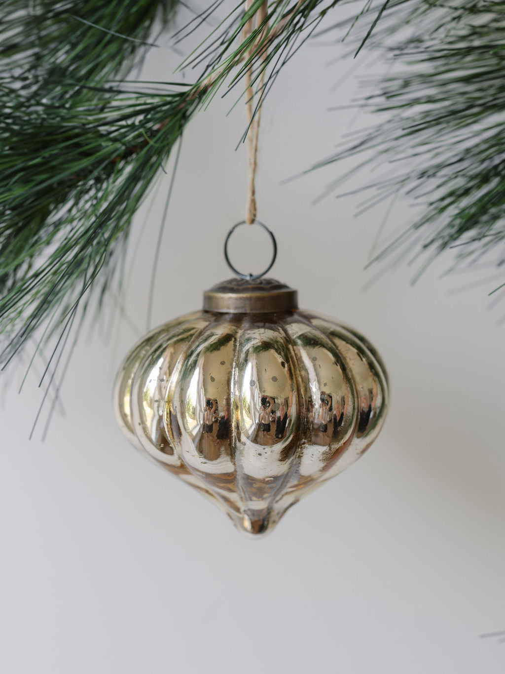 3" Mercury Glass Ornament