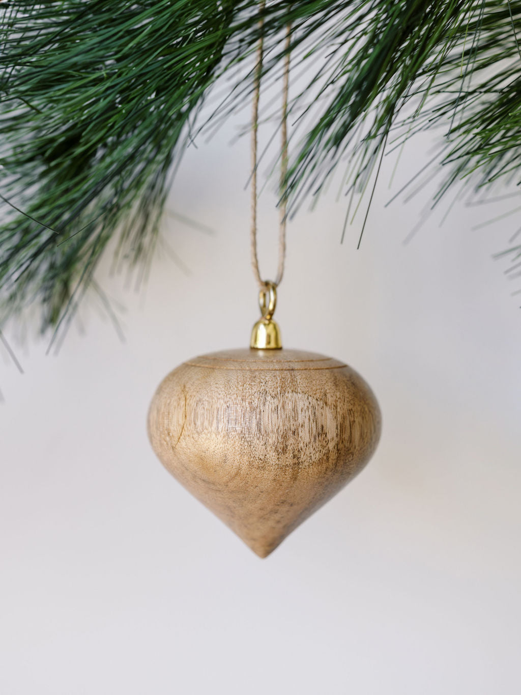 Natural Mango Wood Ornament