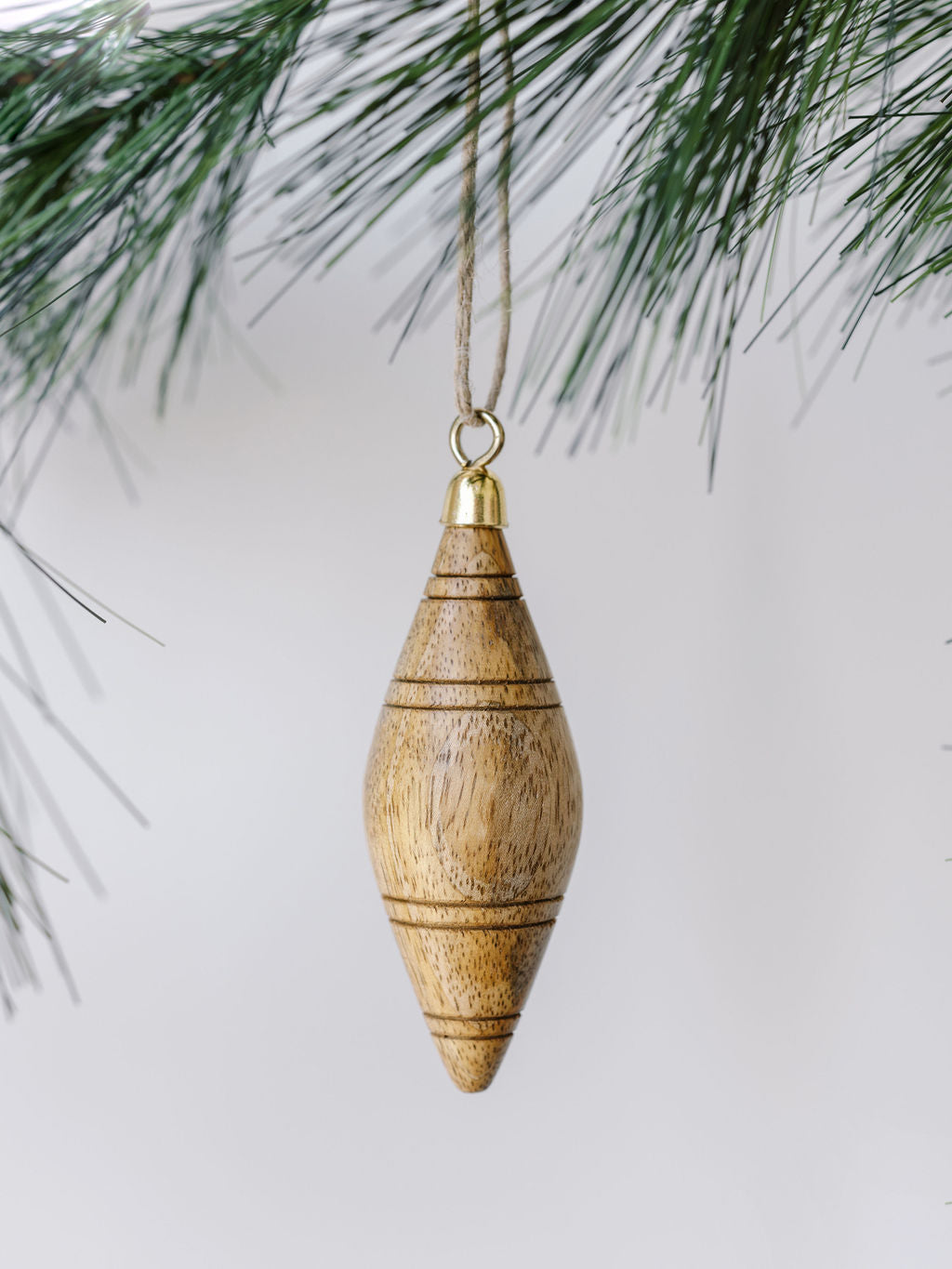 Natural Mango Wood Ornament