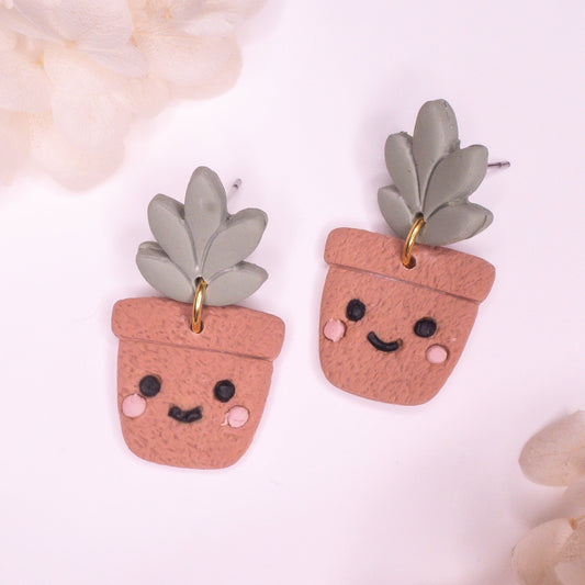 Succulent Smile Studs