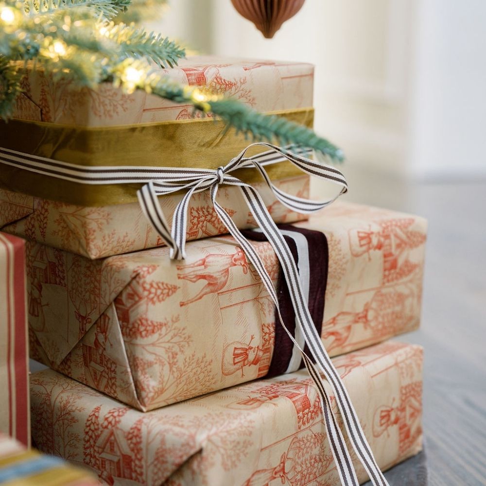 Ribbon in Cream and Black