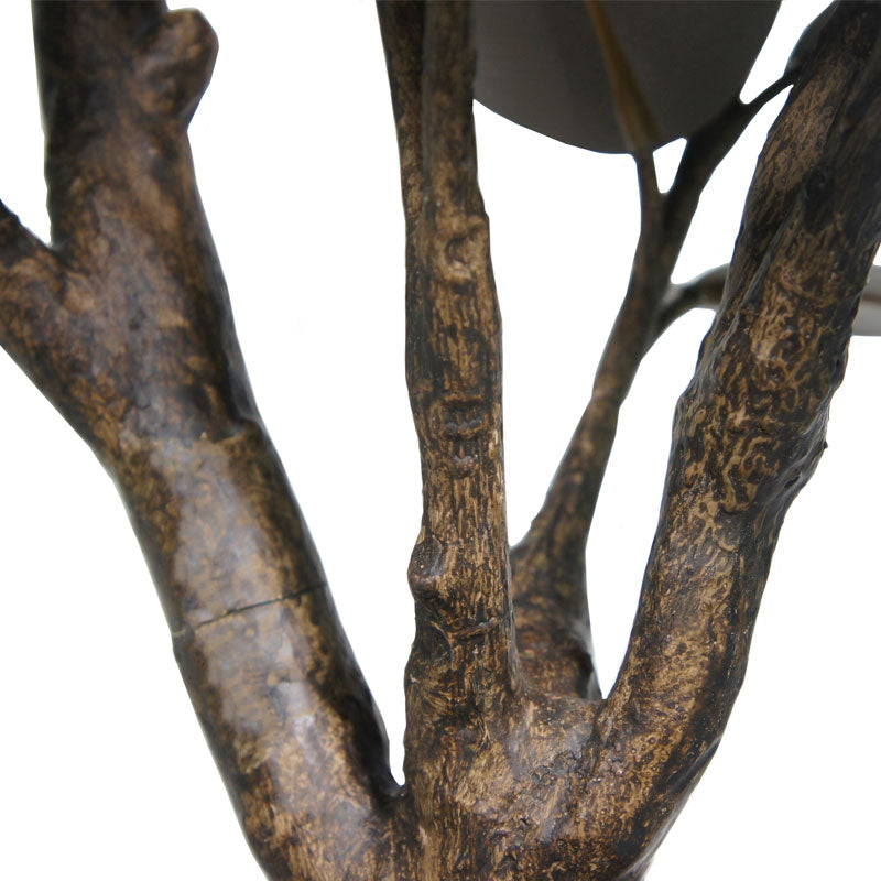 5' Rubber Ficus Tree in Modern Planter