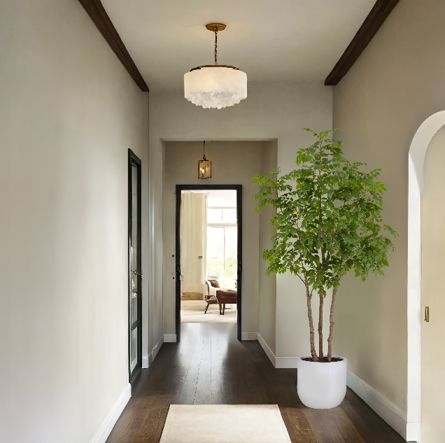 7' Faux Potted Sumac Tree