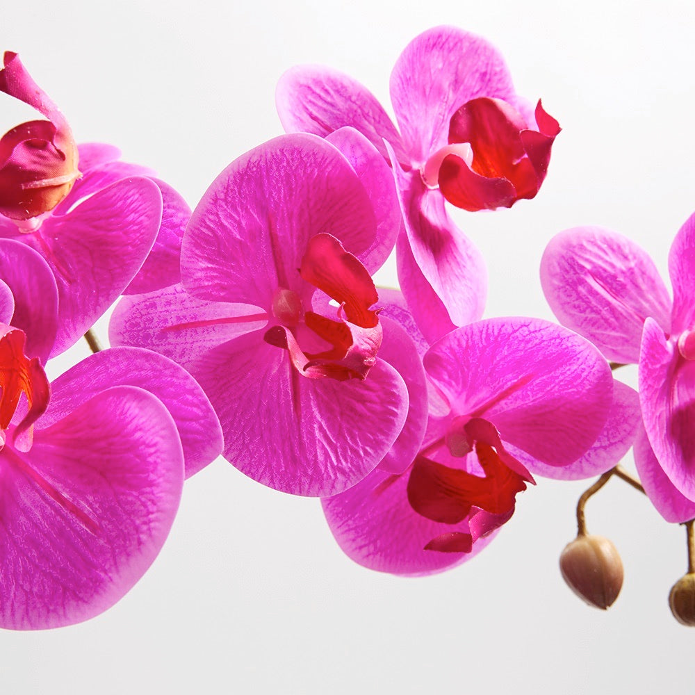 Artificial Pink Double Stem Orchid